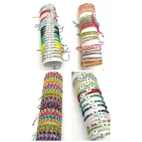 LOT OF BRACELETS WITH DISPLAY € 0.50 / UNIT