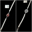 Bisutería chapada plata 925 lote surtido nuevo stockphoto2