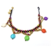 TOBILLERAS BOHO INDIA PIEDRA NATURAL LAGRIMASphoto1