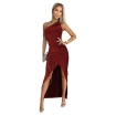 Vestido ajustada con abertura en la caderaphoto1