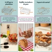 Set de 16 accesorios de alta calidad para la airfryer (freidora de aire)photo3