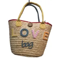 BOLSO RAFIA LOVE