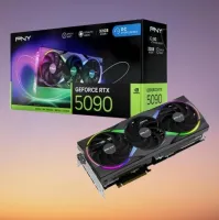 PNY GeForce RTX™ 5090 ARGB EPIC-X RGB™ Overclocked Triple Fan