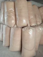 Sacks of sawdust and pine wood shavings