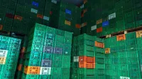 LOTE DE CAJAS DE PLASTICO 50X30X21