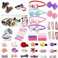 LOT D ASSORTIMENT D ACCESSOIRES POUR CHEVEUX