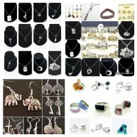 STEEL AND RHODIUM JEWELERY PACK 500 UNITS