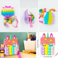  Bolsos Pop it Unicornio al por mayor