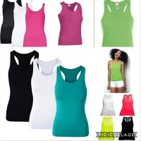 DAMEN BASIC TANK SPORT-T-SHIRTS