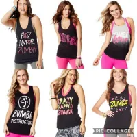 CAMISETAS DEPORTIVAS MUJER TIRANTES ZUMBA