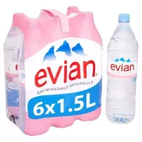 Proveedores mayoristas de agua mineral natural de manantial de Evian