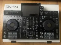 DJ controllers, DJ multi-players, DJ mixers, turntables, DJ samplers, amplifiers, speakers, keyboard