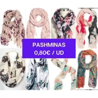 PASHMINAS PAÑUELOS VERANO LOTE SURTIDO