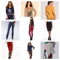 WOMEN S WINTER CLOTHING EUROPEAN BRANDS MIX SET