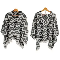 ENSEMBLE ASSORTIMENT PONCHO RUANA FILLE