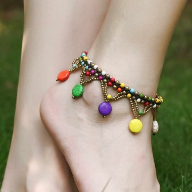ANKLE BOHO STONE INDIA NATÜRLICHER STEINphoto1