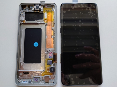Samsung S10 (LCM) Original LCD ASSY w/Frame and Camera (A&B GRADE)photo1