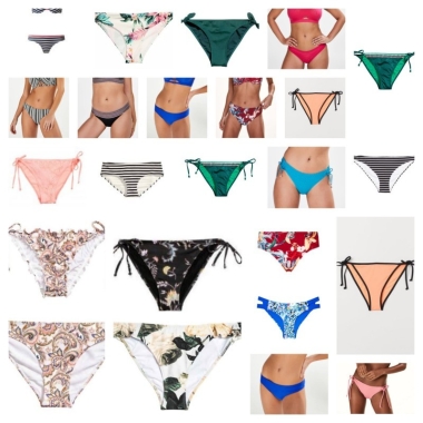 CULOTTES DE BIKINIS TOPLESS SET ASSORTIMENT DE MARQUES EUROPÉENNESphoto1