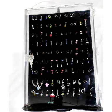 PIERCING EXHIBITOR ROTATING CABINET   180 PIERCINGphoto1