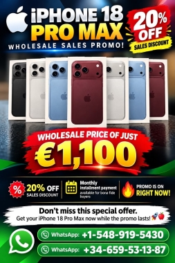 SALES BRAND NEW ORIGINAL iPHONE 18 PRO $ PRO MAX  AVAILABLE IN WHOLESALE PRICE photo1