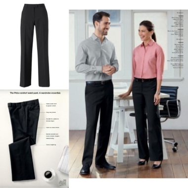 PANTALÓN ELEGANTE NEGRO DE TRAJE OFERTA LÍMITADAphoto1