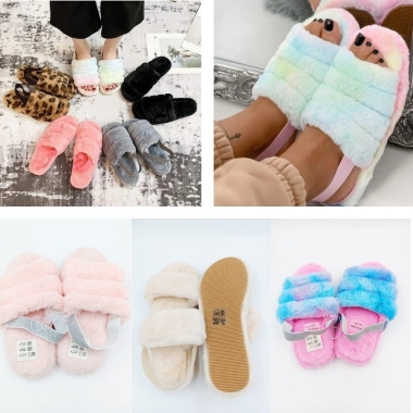 Pantuflas de pelo al por mayor - Envío nacional e internacionalphoto1