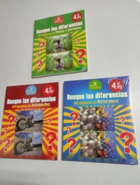 Lote 2500 pasatiempos libros buscar diferenciasphoto1