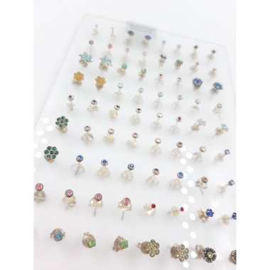 EARRINGS SILVER 925 ASSORTMENT EXHIBITORphoto1