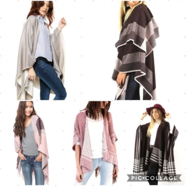 RUANA XXL PONCHO OFFER ASSORTMENT LOTphoto1
