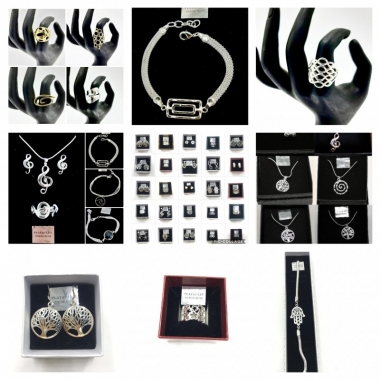 925 silver plated jewelery assorted lot new stockphoto1