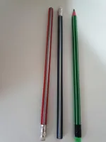 set of pencils with erasers