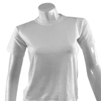 Camiseta de niño blanca algodón 100% 145g