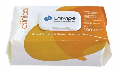 Uniwipe Clinical Sanitising Wipesphoto1
