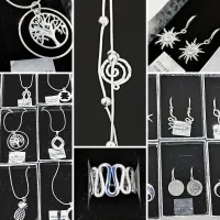 JEWELERY PLATED IN STERLING SILVER 925 MIX