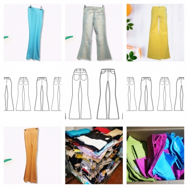 pantalones vintage y de campana años 90 y 80 con descuentos de -95%photo1
